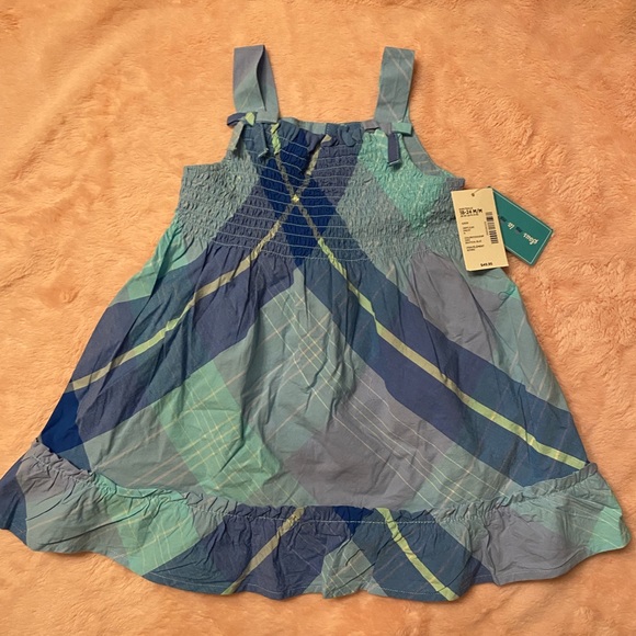 Girls Gymboree plaid smocked dress 👗 NWT - Picture 6 of 7
